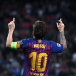 London,,England,-,October,3,,2018:,Lionel,Messi,Celebrates,After